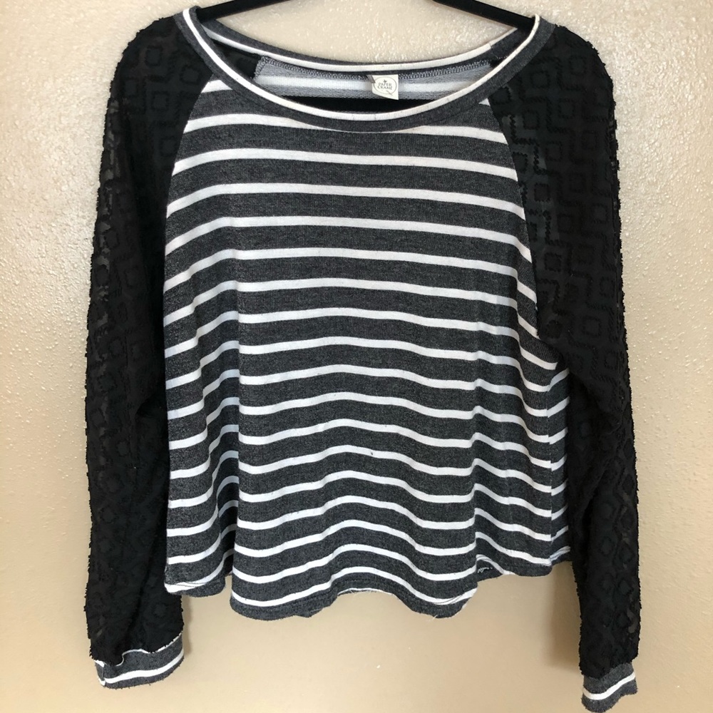 Paper Crane Striped Sweater